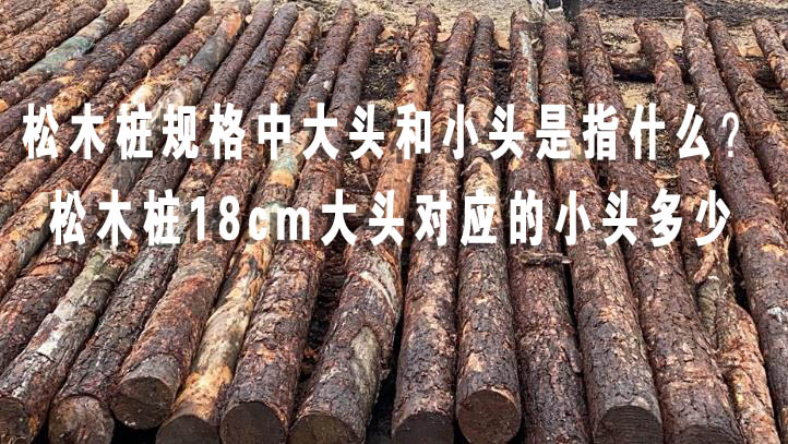 松木樁規(guī)格中大頭和小頭是指什么？松木樁18cm大頭對應(yīng)的小頭多少